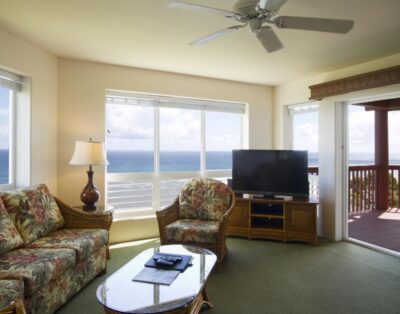 Spacious 2BR Kauai Retreat with Balcony and Ocean Views | Wynd Shearwater